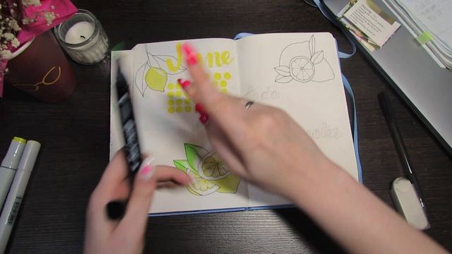 ИЮНЬ Bullet Journal 🌸🍓 Планируй со мной смотреть онлайн