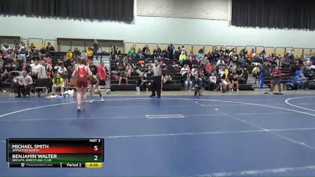 High School (9th - 10th Grade) 106 Benjamin Walter Wichita Wrestling Club Vs Michael Smith Appleto смотреть онлайн