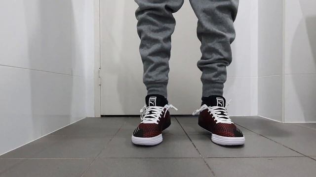 Puma Clyde All Pro puma black high risk red on feet смотреть онлайн