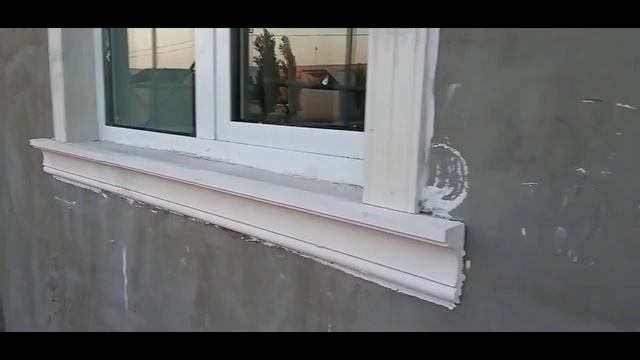 Travertine facade from zero to molding. Травертин фасад от ноля до лепка грунтовка.1-видео. смотреть онлайн