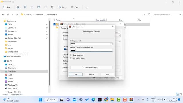 How to set password in WinRAR folder смотреть онлайн
