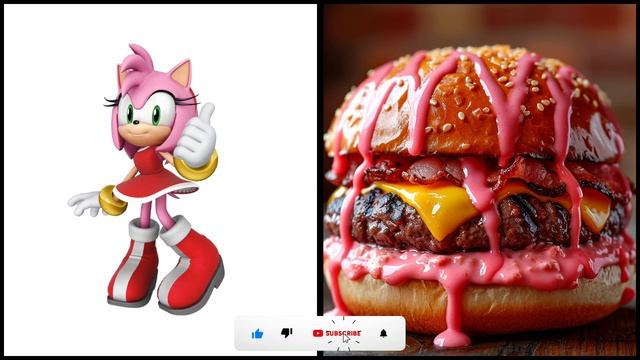 SONIC the Hedgehog ALL CHARACTERS as BURGER 2024 смотреть онлайн