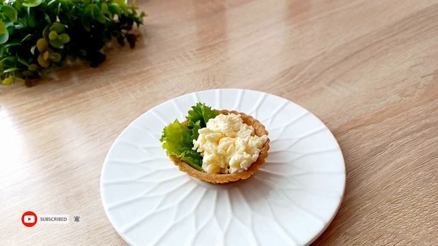 Лучшая ЗАКУСКА за 5 минут! Невероятно вкусный рецепт! 😍 Тарталетки 😋 Всем понравится! смотреть онлайн