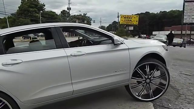 New Chevrolet Impala on 30's Stunt World BBQ смотреть онлайн