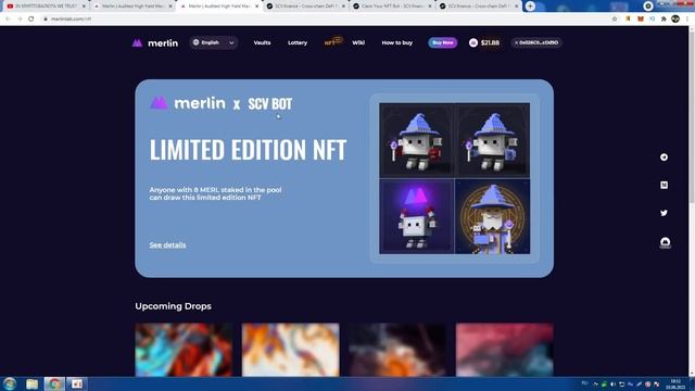 Merlin LAB - NFT Airdrop с CSV Finance / Claim LIMITED EDITION NFT / Условия / до 12 Июня/Crypto смотреть онлайн