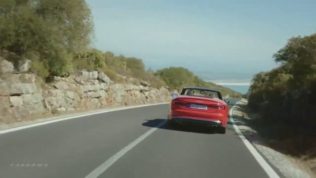 2017 Audi S5 Cabriolet Test Driving On The Road смотреть онлайн