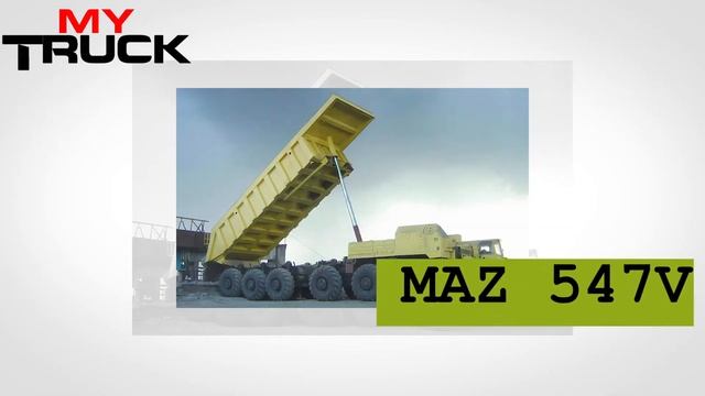 Dump Truck MAZ 547V On A Rocket Chassis