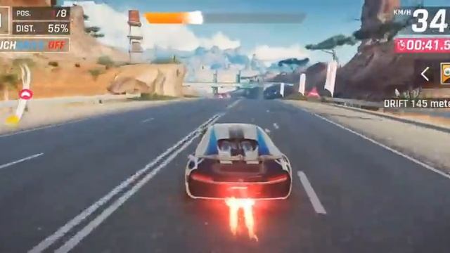 Nevada - Desert Run - Bugatti Chiron - AC lvl12 - Asphalt 9 смотреть онлайн