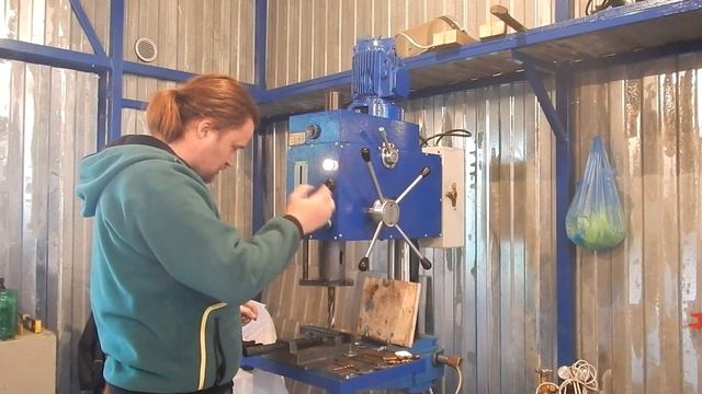 Доделка сверлильного станка 2с125 ч 2 смотреть онлайн