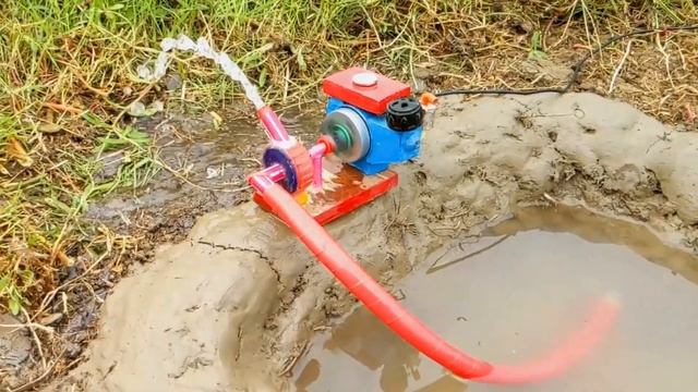 How To Catch Mini Fish Using Mini Oil Water Pump - Mini Fish Catching Technique@CRATOR'S FARMING смотреть онлайн