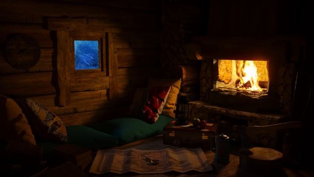Глубокий сон в уютном зимнем домике / Deep Sleep In A Cozy Winter Cabin