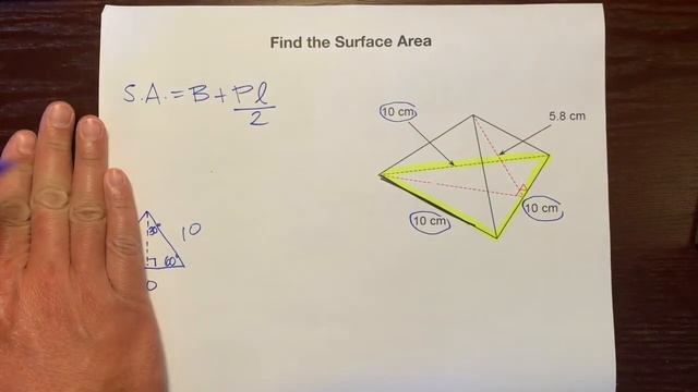 Surface Area of an Equilateral Triangular Pyramid смотреть онлайн