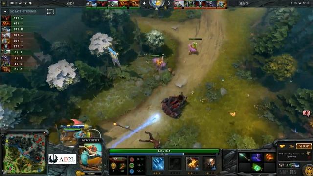 AD2L Champions League Finals - Senix.DOTA vs. Team ASDF Game 3 смотреть онлайн