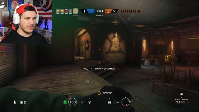 FAT NOOB BOY K#LLS HIS TEAMMATE...accidently | Rainbow Six Siege смотреть онлайн