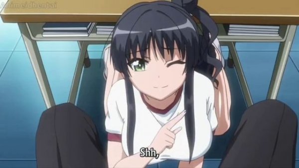 Thicc Hentai Schoolgirl wants to show him something "GOOD"