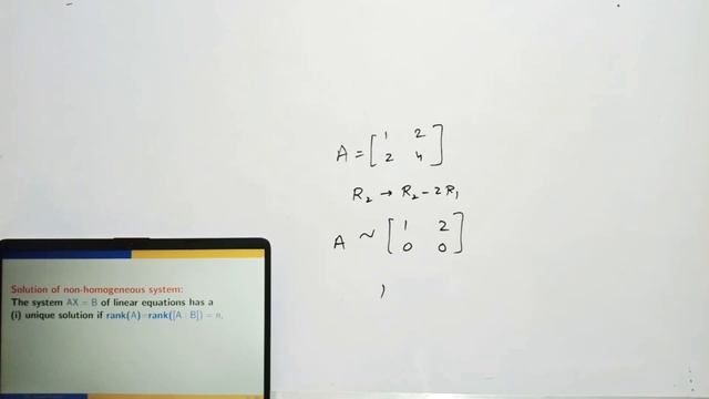 System of Linear Equations смотреть онлайн