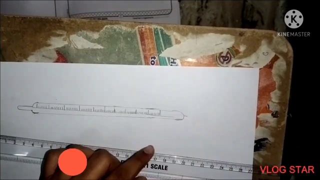 Simple  Mercury Thermometer Easy Drawing 🌡️