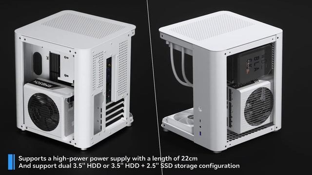JONSBO TK-1 MATX DPC Case, Hyperboloid Tempered Glass,Subdivision, Al Alloy Shell,SP ATX PSU,240AIO смотреть онлайн