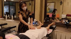 E6-73 최고 ⭐️ 베트남 이발소 마사지 NO.1 ! 호치민 황제 이발관🥰ASMR !  With.노는남자꾸기