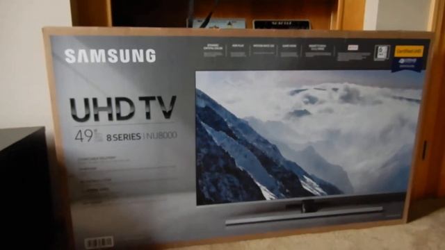 MY NEW Samsung NU8000 49 inch UHD 4K TV смотреть онлайн