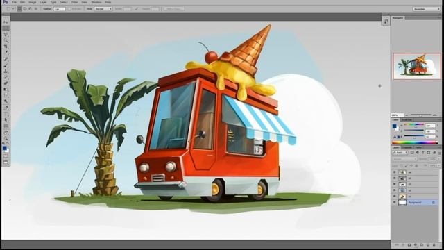 Рисование в Adobe Photoshop. Урок 05. Предметное рисование. Часть 06 смотреть онлайн