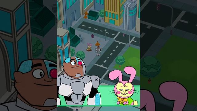Teeny Titans 2 gameplay getting into the Hall of Justice смотреть онлайн