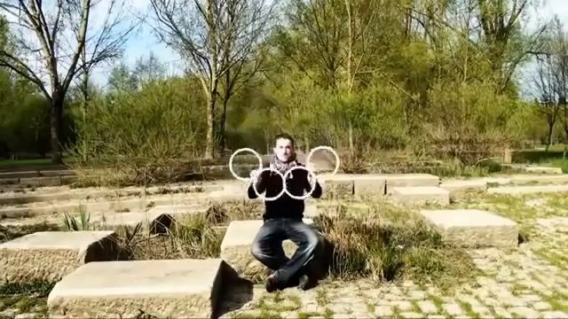 Оптические иллюзии с помощью 4х колец смотреть онлайн