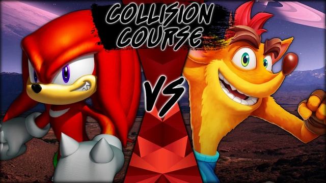 Knuckles the Echidna VS Crash Bandicoot (SEGA VS PlayStation) | Collision Course Pilot смотреть онлайн