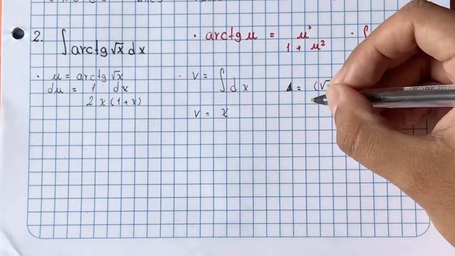 2. Integral de arcotangente de raíz de x смотреть онлайн