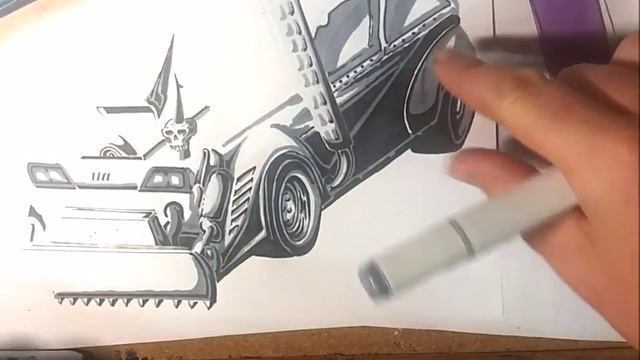 How to draw a cool badass Fiat 500 смотреть онлайн