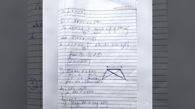 Class -: 9th Maths Ex 8.1 que 12 смотреть онлайн