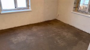 Первый слой грунтовки глубокого проникновения ROCKS, полусухой стяжки тёплого пола.