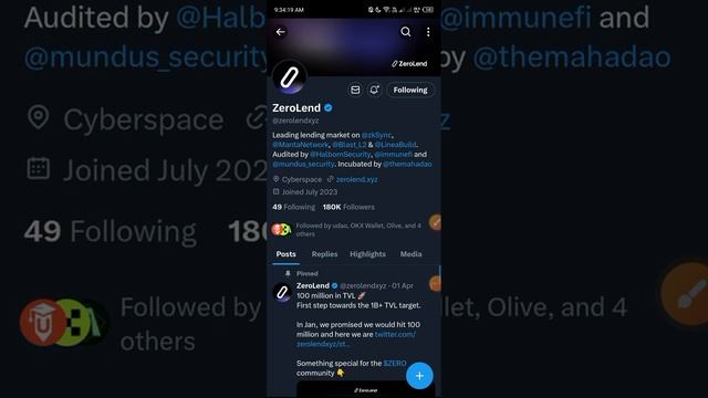 ZeroLend a most strong and verified project so focus must 🔥 смотреть онлайн