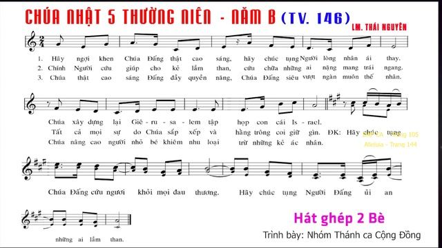 CHÚA NHẬT 5 THƯỜNG NIÊN - NĂM B (Tv.146) *|* Lm. Thái Nguyên *|* Ghép 2 bè смотреть онлайн