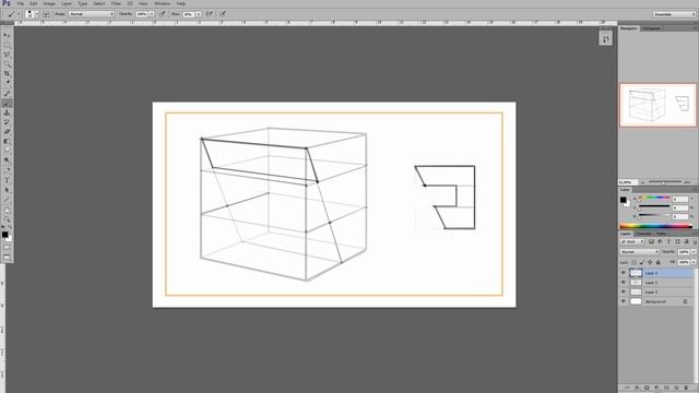 Рисование в Adobe Photoshop. Урок 01. Линейная перспектива. Часть 05 смотреть онлайн
