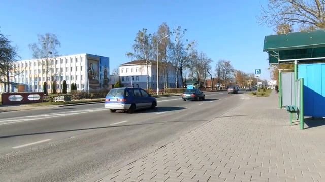 Щучин, от почты на  улОстровского, к автовокзалу