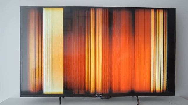 Sony Bravia 43W805C - Screen Stripes / Pionowe paski na ekranie смотреть онлайн