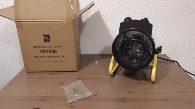 Krüger VEGA30 Calefactor Eléctrico 1,5-3 kW 354 m3/h 230 V Unboxing + Consumo energético real смотреть онлайн