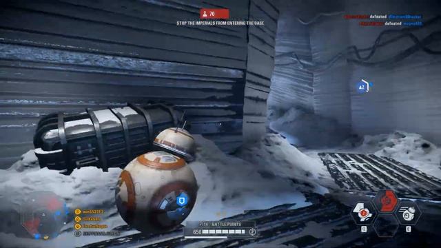 Star Wars Battlefront 2: (No Commentary) Galactic Assault Gameplay and 46 Killstreak as BB8 on Hoth смотреть онлайн
