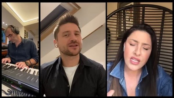 Сергей Лазарев & Helena Paparizou - YOU ARE THE ONLY ONE (под аккомпанемент Dimitris Kontopoulos)