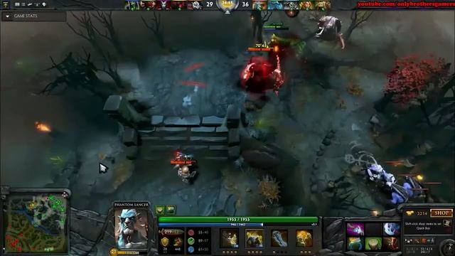 Dota 2 Solotic 6400 MMR Phantom Lancer Ranked Match Gameplay! смотреть онлайн