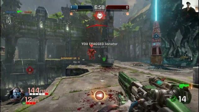 Quake Champions | Railgun Double Kill | Sacrifice | DBG смотреть онлайн