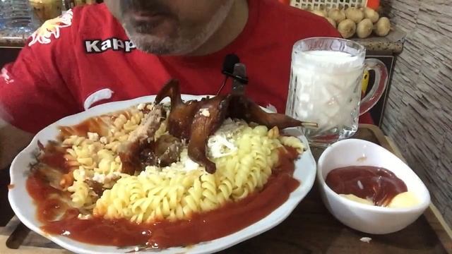 ASMR / MUKBANG | Smoked Quails with Pasta & grated Cheese 🧀 смотреть онлайн