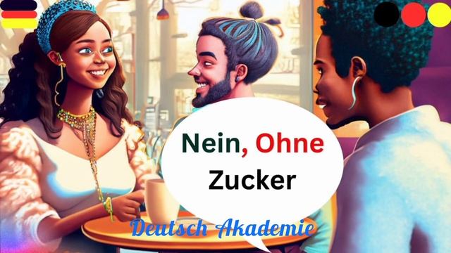 Deutsch A1.1 / Lektion 1 / etwas im Cafe bestellen / Something to order in the café. смотреть онлайн