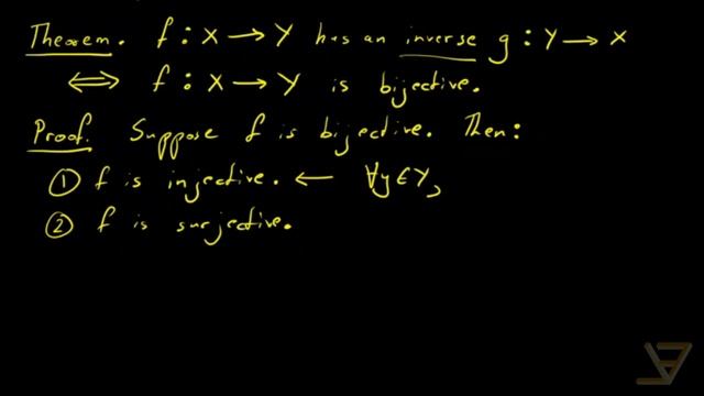 Bijective Function if and only if Inverse Exists смотреть онлайн