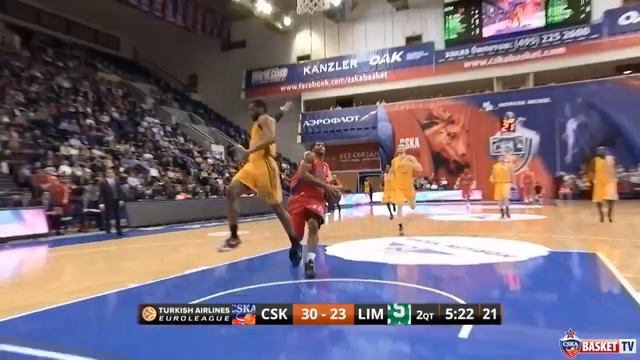Евролига. ЦСКА 88:56 Лимож смотреть онлайн