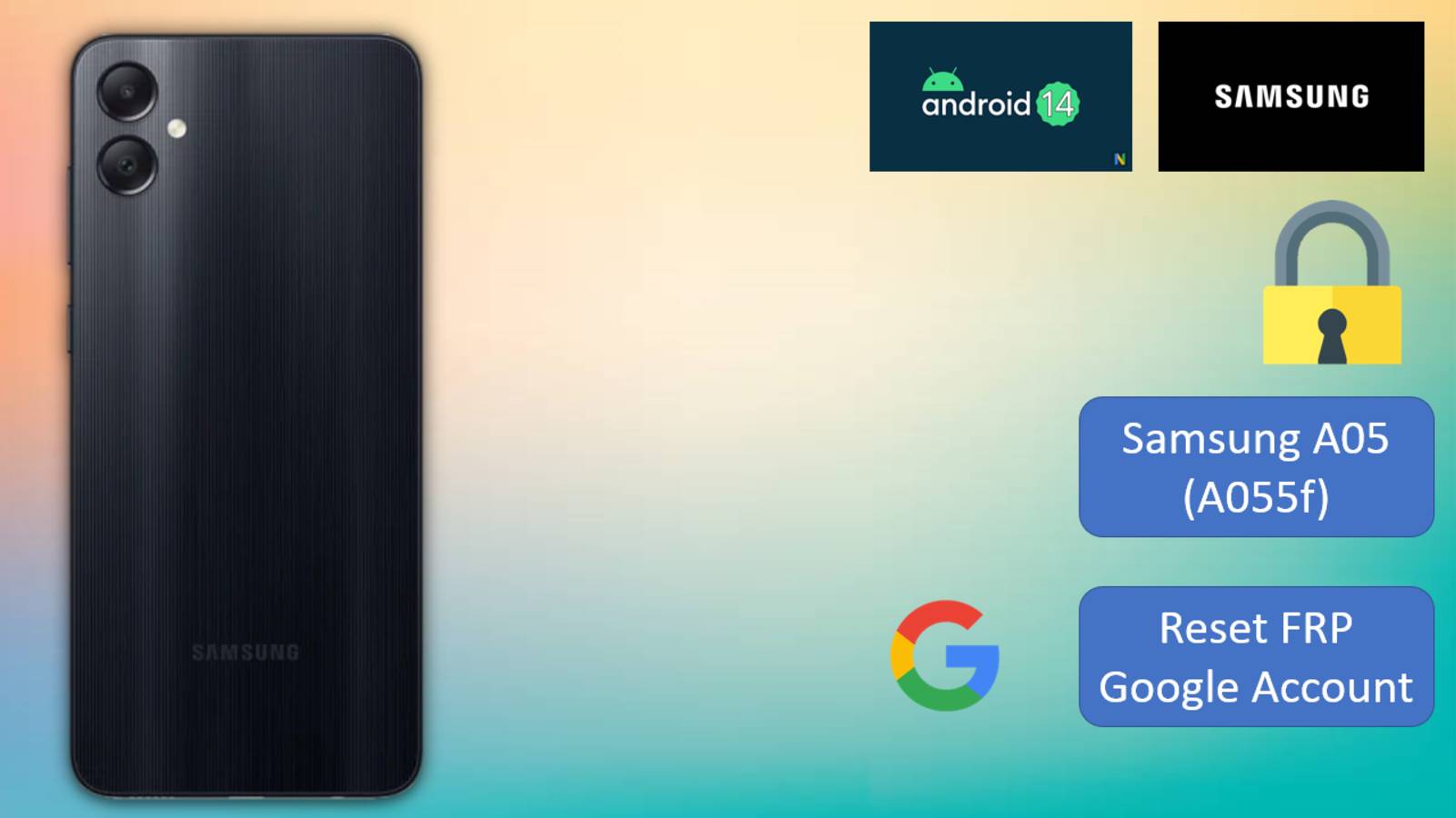 Samsung A05 (A055f) Reset FRP Google Account/UnlcokTool/BypassFRP/Gmail/