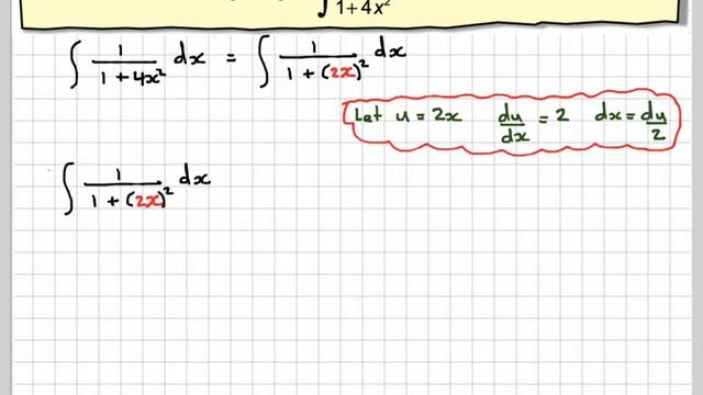 An indefinite integral leading to arctan смотреть онлайн