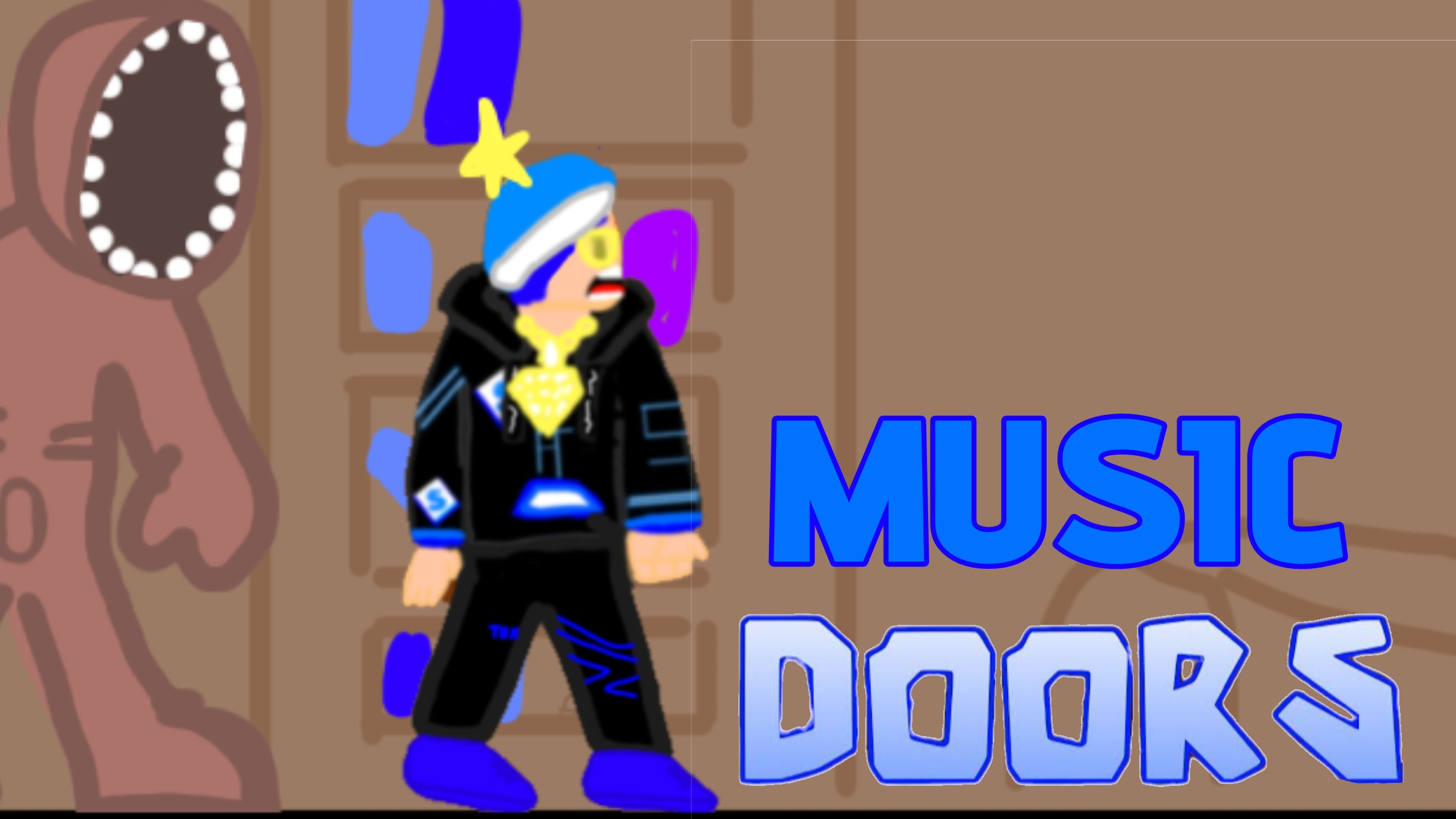 я ускорил на X10 музыку на фигуре в ROBLOX DOORS и там...SPG_GAMERS