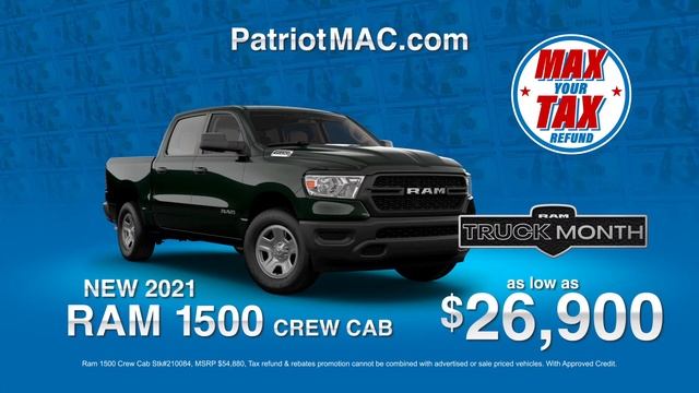 Patriot Chrysler Dodge Jeep Ram McAlester - Max Your Tax Refund! смотреть онлайн